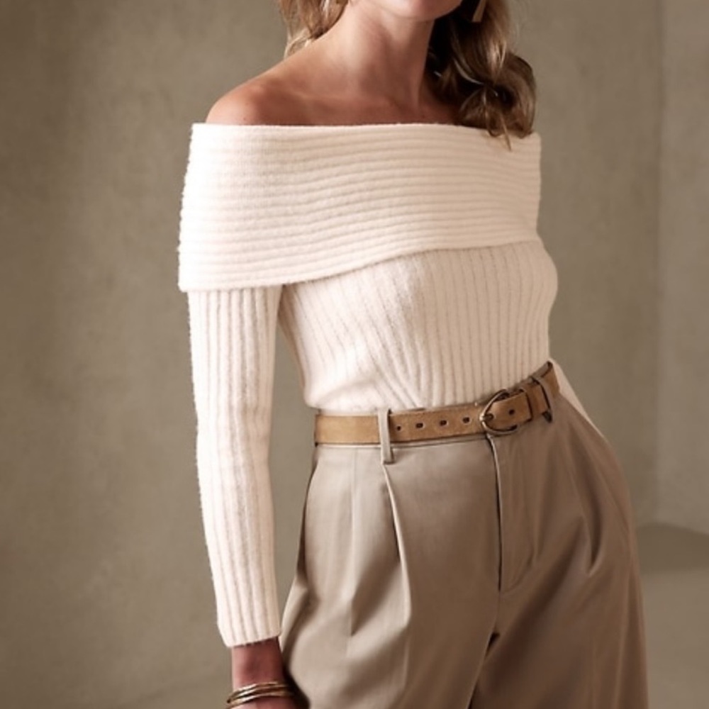 Banana Republic off the shoulder sweater